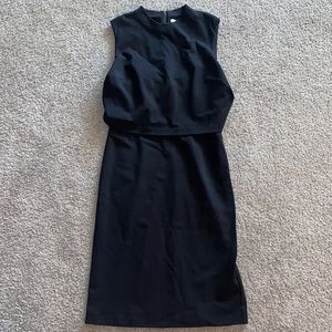DVF black dress